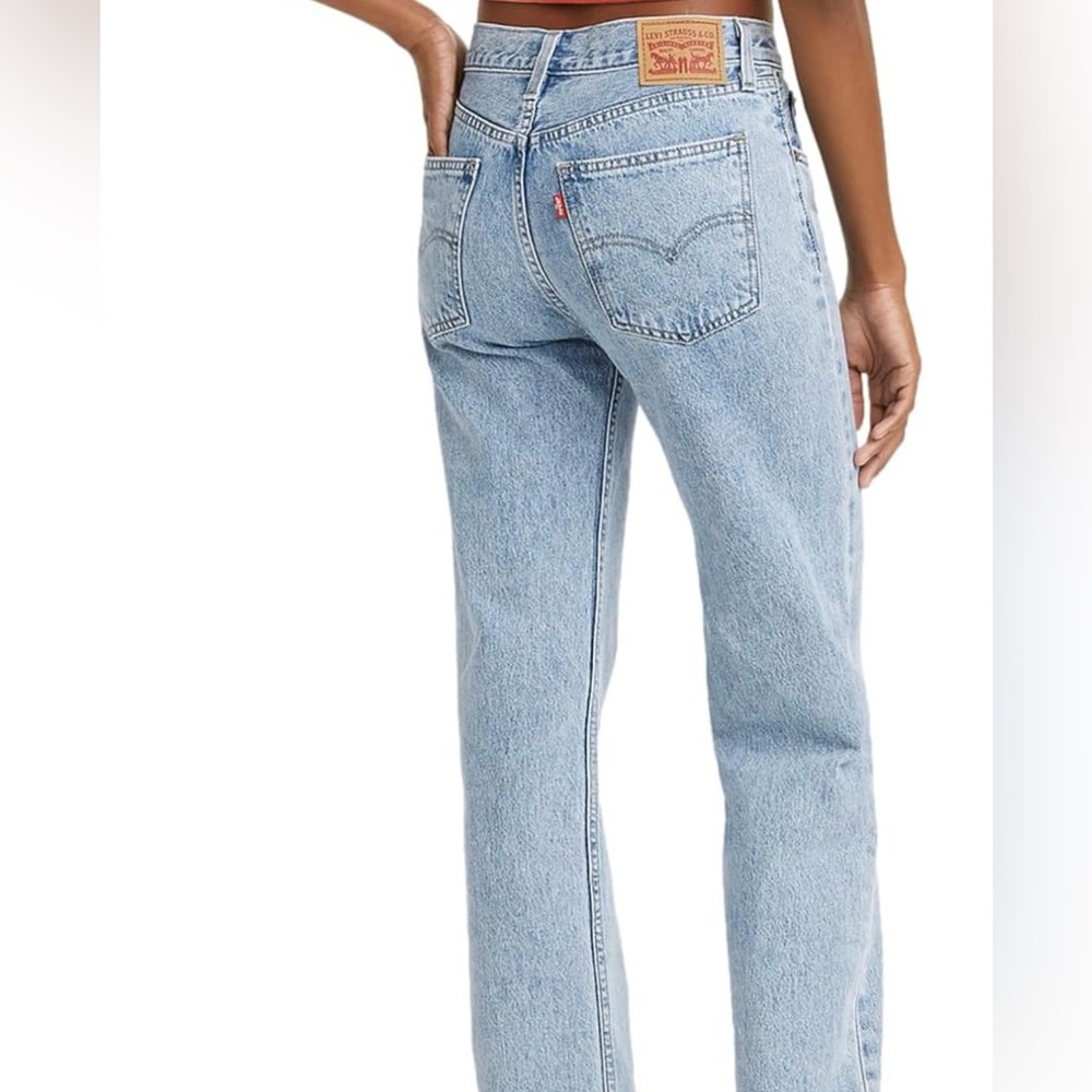 Levi’s denim wide leg jeans